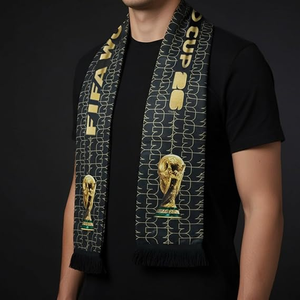 Bufanda Oficial <span class=keywords><strong>FIFA</strong></span> Edición 2026 - Alta Definición, Poliéster Universal - Para Aficionados en Días de Partido - Product Image 4