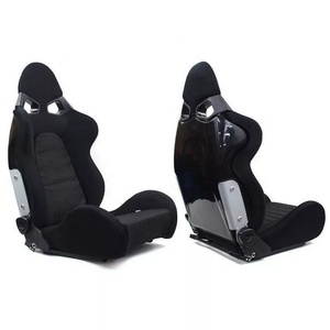 Asiento Deportivo Reclinable <span class=keywords><strong>CUGAR</strong></span>, Asiento de Competición de Tela Premium con Deslizadores de Doble Bloqueo para JDM y Alto Rendimiento en Pista - Product Image 2