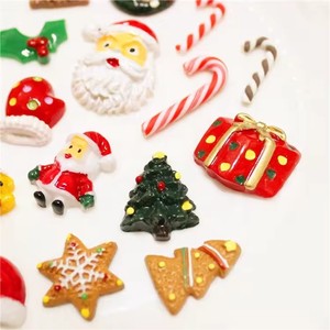 Résine coréenne chaude bricolage accessoires Santa flocon de neige arbre de noël noël bricolage artisanat - Product Image 4