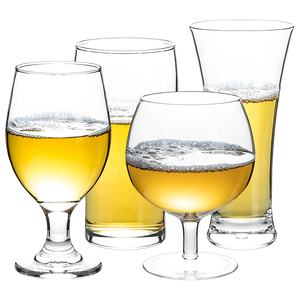 Kit de verres à bière assortis de 4 pièces d'artisanat professionnel <span class=keywords><strong>IPA</strong></span> ensemble de tasses en verre de dégustation de bière - Product Image 1