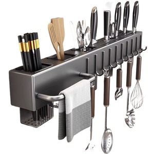 Jinxian Kitchenware Storage Rack Wall Mounted Knife Chopstick Holder Multi Purpose Hanging <b>Shelf</b> For Kitchen - Product Image 5
