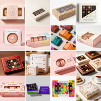 Cajas de Embalaje Biodegradables Personalizadas para Galletas y Donuts, Cajas de Panadería de Papel de Grado Alimenticio, Cajas para Macarons, Pasteles y Galletas con Logotipo