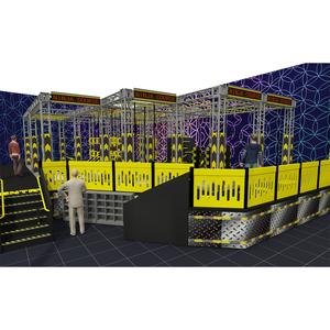 Parque trampolín interior equipo extrema trampolín Ninja Guerrero SkyZone proveedor - Product Image 3