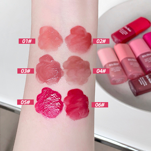 Bily Bear Lip Oil Tinted Glaze, Brillo Labial Coreano Altamente Pigmentado e Hidratante, No Pegajoso, con Acabado Dewy - Product Image 6