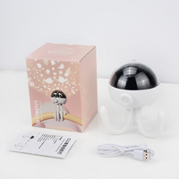 Lampe de Chevet Projecteur Étoiles USB pour Chambre d'Enfant, Veilleuse Personnalisable avec Image, Mini Projecteur de Nuit pour Bébé