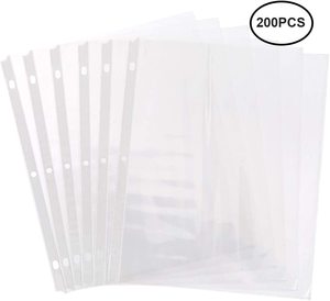 8*11.5inch <span class=keywords><strong>Durable</strong></span> văn phòng sản phẩm rõ ràng Tấm bảo vệ cho 3 lỗ chất kết dính - Product Image 5
