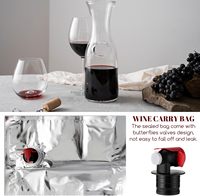 Sac Bag-in-Box Aseptique Personnalisé 3L 5L 10L 15L 20L pour Sirop, Jus, Eau, Liquides avec Valve Vitop, Impression Gravure, Recyclable