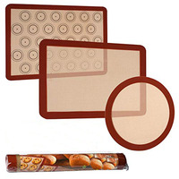 Tapis de cuisson antiadhésif en silicone, 9 pouces, ustensile de cuisine pour four à micro-ondes, sûre pour aliments, prix usine