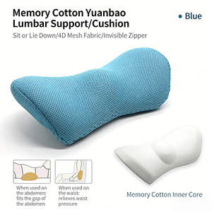 <span class=keywords><strong>Coussin</strong></span> <span class=keywords><strong>de</strong></span> soutien lombaire pour chaises <span class=keywords><strong>de</strong></span> bureau, anti-cyphose, ergonomique en U, pour dossier <span class=keywords><strong>de</strong></span> voiture, en matériaux mélangés, idéal pour l'été - Product Image 1