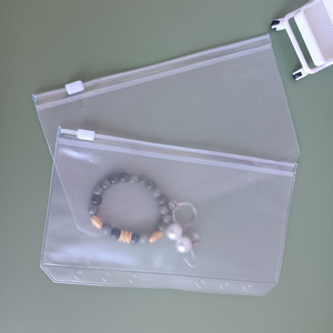 Busta con cerniera in PVC A5/A6 trasparente, organizer per contanti con buste per spese, raccoglitore per budget, busta in PVC - Vendita calda - Product Image 3
