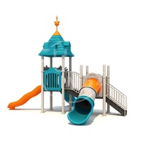 Toboggan extérieur en plastique supérieur résistant à la chaleur pour les aires de jeux de maternelle et les parcs publics