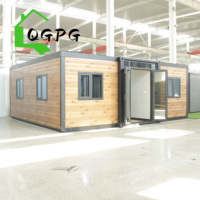 Maison conteneur en acier léger de haute qualité 40 pieds 30 pieds 20 pieds, 2 3 4 5 chambres, mobile, extensible et portable