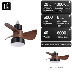 Ventilateur de plafond avec lampe de style rétro américain, salon nordique, chambre à coucher, lustre simple pour la maison - Product Image 4