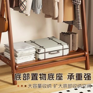 Simple floor-standing <b>clothes</b> <b>rack</b> for home use, bedroom, living room, balcony, storage, easy to use. - Product Image 3