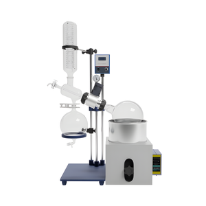 Destilador do perfume da destilação do álcool do etanol 50L do concentrador Equipamento giratório do evaporador do vácuo Elevador elétrico - Product Image 4