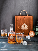 Personnalisable Antique Pin Bois Whisky Sobering Kit Jolis Pots Polis Antiquités avec Décor Classique Noël Cuisine Utilisation Cadeau