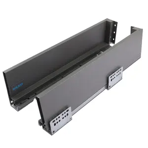 ROEASY Metal Slim Drawer Box Tendom Box Soft Closing Slide Drawer Boxes Sliding Kitchen Cabinets Drawers System