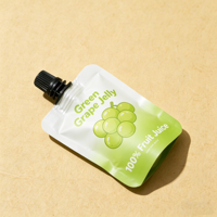 Pochettes à bec verseur recyclables en PE et aluminium, imprimées par gravure avec logo numérique personnalisé, de qualité alimentaire, pour lait, huile d'olive, jus