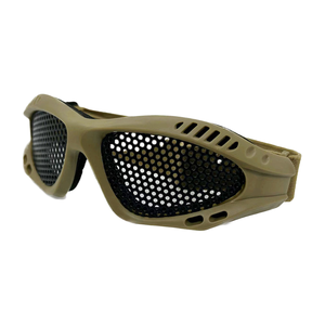 HBC نظارات الرماية التكتيكية نظارات معدنية استنسل مقاومة تأثير ركوب الدراجات كرة الطلاء حماية لعبة سلامة نظارات العين - Product Image 3