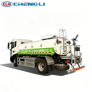 รถบรรทุกฉีดน้ำไฟฟ้า Dongfeng 2 เพลา 11 คิว ยี่ห้อ Catl รุ่น Pure Electric Green สำหรับทำความสะอาดเมืองและสวนสาธารณะ พร้อมการรับประกันนาน - Product Image 2