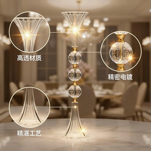 Nuova tavola professionale decorazione di fiori in plastica trasparente vaso a tromba per <span class=keywords><strong>matrimonio</strong></span> <span class=keywords><strong>matrimonio</strong></span> eventi fornitura - Product Image 6