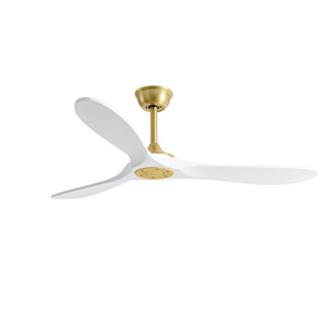 <b>Ceiling</b> <b>Fan</b> Solid Wood DC Motor Reversible Airflow Living Room Dining Room Industrial Retro Style No Light - Product Image 2