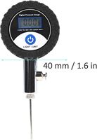 20psi 1.4bar Mini ballon de football manomètre affichage numérique pour volley-ball basketball baromètres