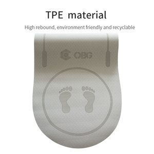 <span class=keywords><strong>Tapis</strong></span> <span class=keywords><strong>de</strong></span> <span class=keywords><strong>yoga</strong></span> ovale en TPE écologique, antidérapant, durable, <span class=keywords><strong>violet</strong></span>-gris, épaisseur 8 mm, imperméable, 140 cm - Product Image 3