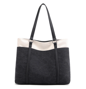 New Fashion <b>Large</b> Capacity Canvas Handbag Women's <b>Bag</b> Zipper Shopping <b>Bag</b> - Product Image 1