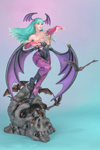 Estatua de Chica <span class=keywords><strong>Vampiro</strong></span> Gótica, Figura de PVC Pintada a Mano de 8 Pulgadas con Alas de Murciélago y Base de Calavera, Escultura Coleccionable de Fantasía - Product Image 2