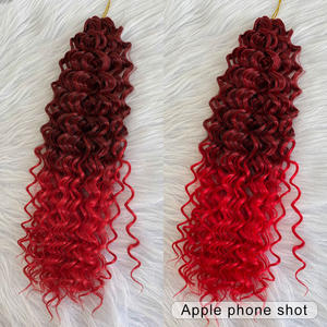 18 Pouces Synthétique Crochet Tresses <span class=keywords><strong>Freetress</strong></span> Bouclés Tressage Extensions de Cheveux Bohème GoGo Curl Crochet Cheveux Blonde Vague d'Eau - Product Image 6