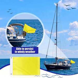 Banderas para Barco de Tamaño Personalizado 2023, 12x18 Pulgadas, Amarillo, Azul y Naranja Vivos, Impresión por Sublimación, para ATV, UTV, Barco, Fibra de Vidrio - Product Image 5