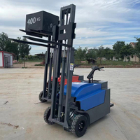 Mini chariot élévateur électrique à contrepoids de 500 KG/1 T/1.5 T du fournisseur chinois, pneu solide à 4 roues pour petit terrain accidenté pour urbain