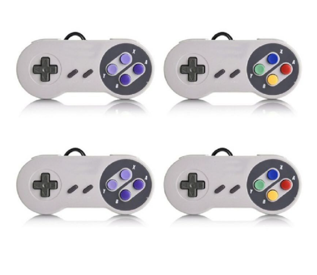 Raspberry Pi 2/3 Arcade Game Console RetroPi Controller USB SNES Controller Compatible with Raspberry Pi