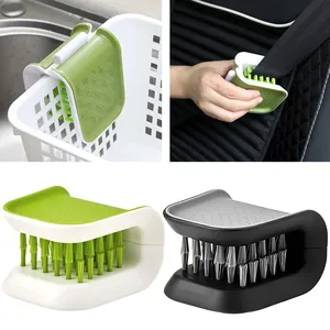 Zenidoo Brosse de nettoyage de ceinture de sécurité de voiture double face en U, écologique et multifonctionnelle, pour le lavage des ceintures de sécurité automobiles - Product Image 1