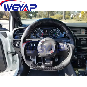 Volante de fibra de carbono WGYAP para Volkswagen Golf 7CC Maiten POLO Sprint GTI para Volkswagen Volante Tuning - Product Image 4
