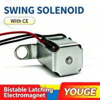Verrou de direction bistable à électroaimant 12V 24V CC à maintien automatique pour moto et vélo électrique, avec vis antivol