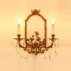 Appliques murales rococo, miroir décoratif, phare, <span class=keywords><strong>lampe</strong></span> de coiffeuse, lampes murales pour salle de maquillage, art français, <span class=keywords><strong>lampe</strong></span> en cuivre pour miroir - Product Image 1