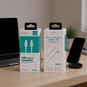 Cable USB C a Lightning de 120 cm y 25 W con Carga Rápida para iPhone - Product Image 3