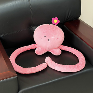 2025 New Arrival Popular Pink Octopus Funny <b>Plush</b> Toy Cute <b>Pillow</b> <b>Plush</b> Toys - Product Image 1
