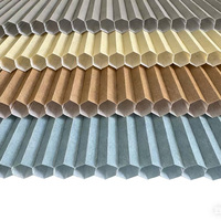Stores alvéolaires horizontaux intégrés en polyester 20 mm non tissé, ouverture intérieure, pour fenêtre et porte coulissante, directement de l'usine