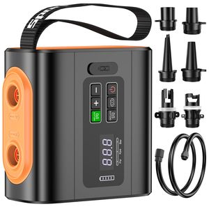 Pompe à air SUP 22 psi avec batterie lithium intégrée, pompe électrique gonflable pour kayak, camping, tente - Product Image 1