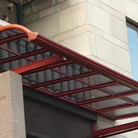 Auvent rétractable manuel résistant aux intempéries pour extérieur, hôtel, terrasse commerciale, protection solaire, vente en gros