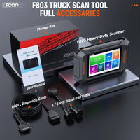 2026 FCAR F803 Scanner de diagnostic diesel pour poids lourds, avec réinitialisation DPF et diagnostic de tous les systèmes