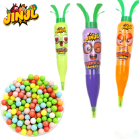 TikTok Virale Wortelvormige Snoeppen met Fruitachtige Snoepbonen - Ideaal voor Kinderfeestjes en Kerstsnacks