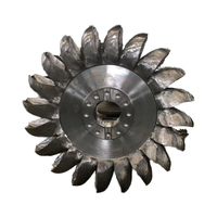 Aksesoris Roda Generator Turbin Pelton Baja Tahan Karat untuk Turbin Pelton yang Digunakan dalam Pembangkit Listrik Tenaga Mikrohidro