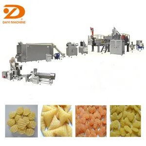 3d Snack Pellet Production Line Extruded Pellet Food 3d Fried Bugles Chips Snack Production Line 2d 3d Pellet Processing Line