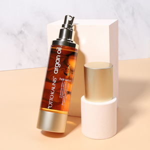 Logo personnalisé protecteur de chaleur pour cheveux ordinaires sérum réparateur de soie sérum de soin des cheveux à l'huile d'argan pour cheveux crépus - Product Image 2