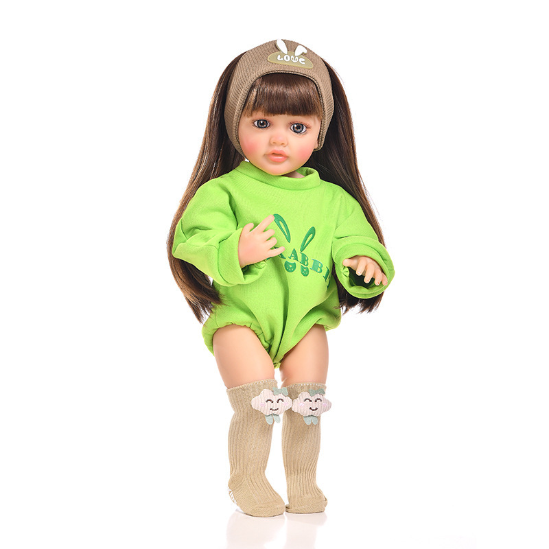 Suéter verde Nana (con tetina para biberón) - 55 cm
