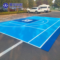 Terrain multi-sports PP Tuiles pour paddle de basket court de tennis